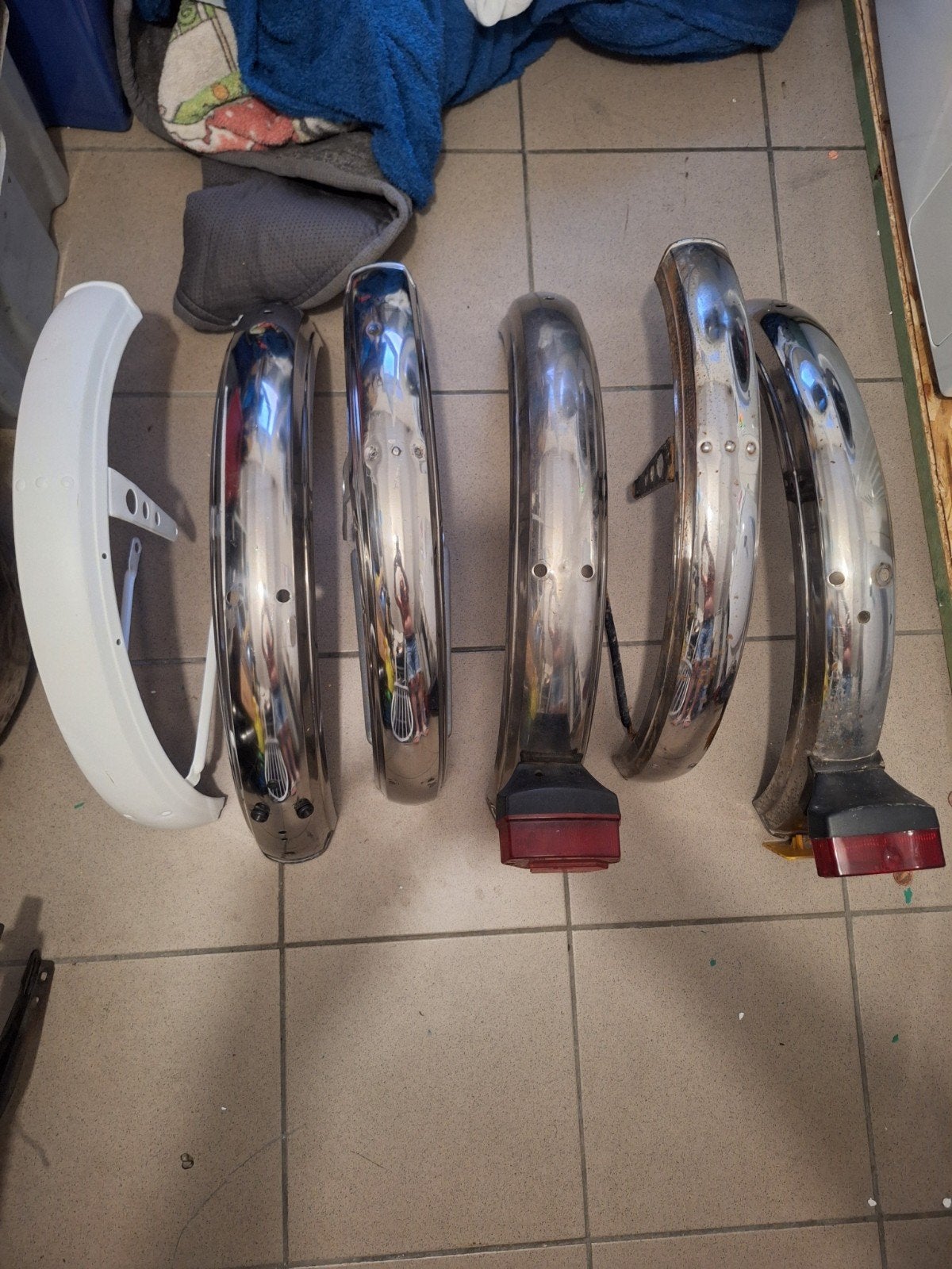Lot de garde boue honda camino 250 eur, Fietsen en Brommers, Brommeronderdelen | Algemeen, Ophalen of Verzenden