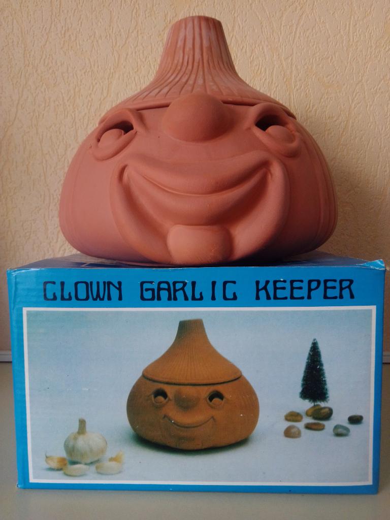 Lookpot , clown ., Ophalen, Nieuw, Rond, Terracotta