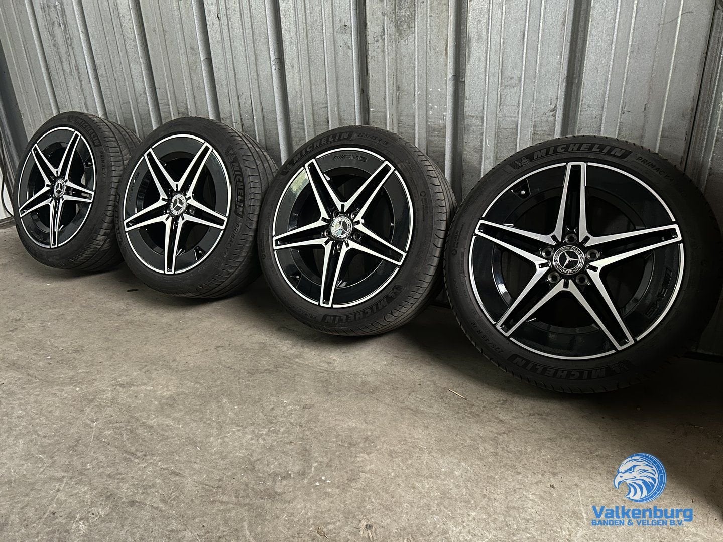 6-7mm! Originele Mercedes AMG C300E Hybrid W206 18 inch bree, Auto-onderdelen, Banden en Velgen, 18 inch, Gebruikt, -, -