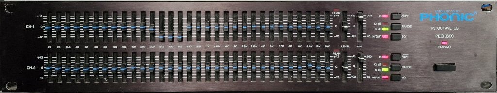 Phonic Equilizer PEQ3600, Ophalen, Zo goed als nieuw