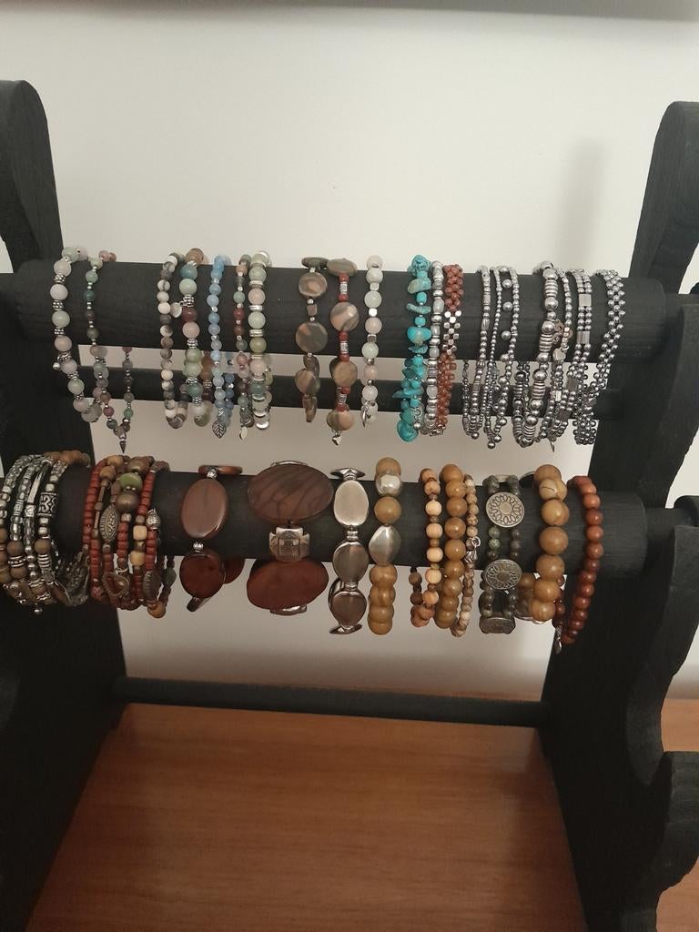 Bracelets de fantaisie avec élastiques., Bijoux, Sacs & Beauté, Bracelets, Enlèvement, Élastique