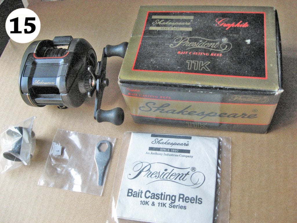 15-VINTAGE REEL- Jaren 1980 (uit verzameling), Ophalen, Zo goed als nieuw, Molen