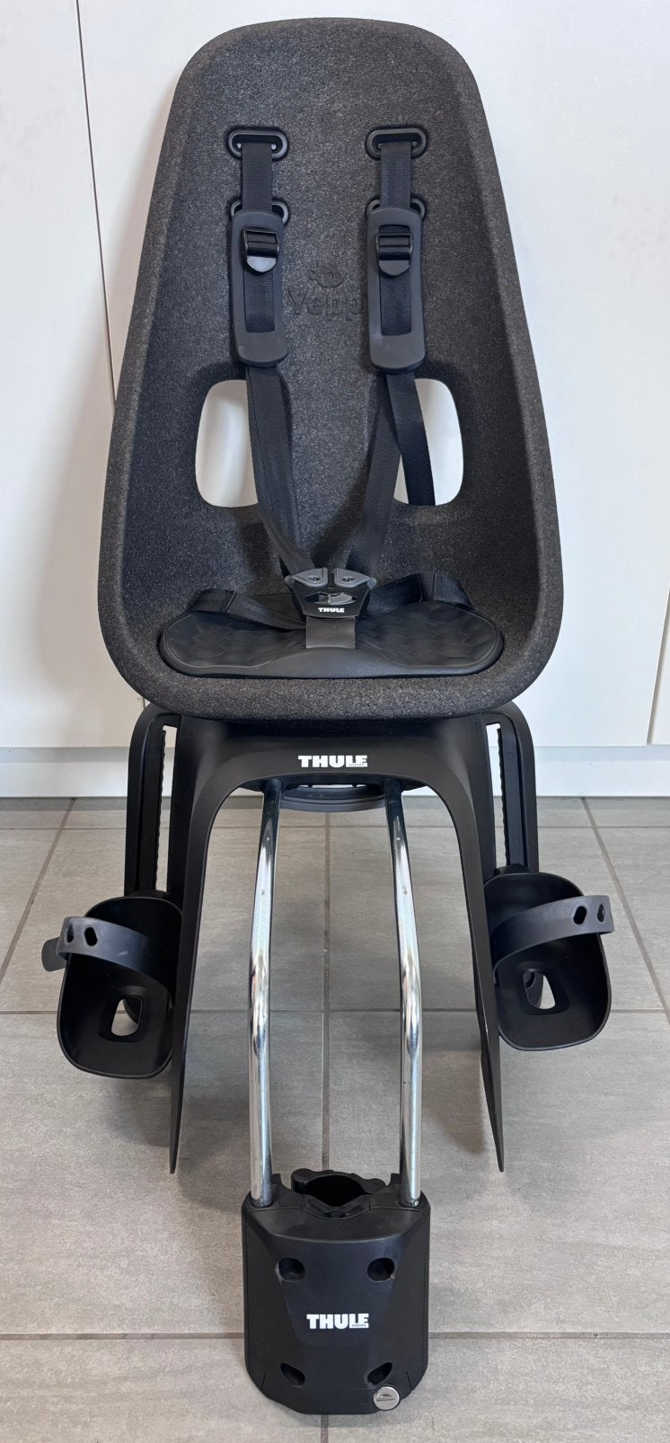 Thule Yepp Nexxt Maxi - frame mount, 15 t/m 25 kg, Achterzitje, Voetsteuntjes, Ophalen of Verzenden