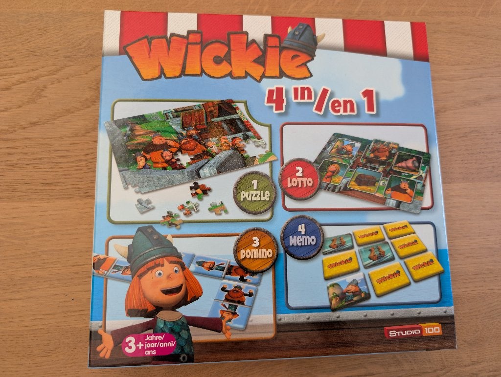 Wicky de Viking puzzel, domino, memo, lotto, Ophalen of Verzenden, Studio 100