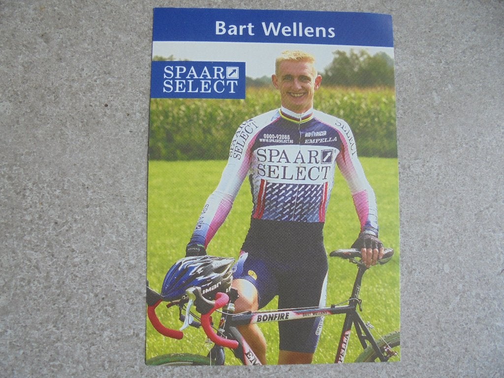 Wielerfoto Bart Wellens, Verzenden