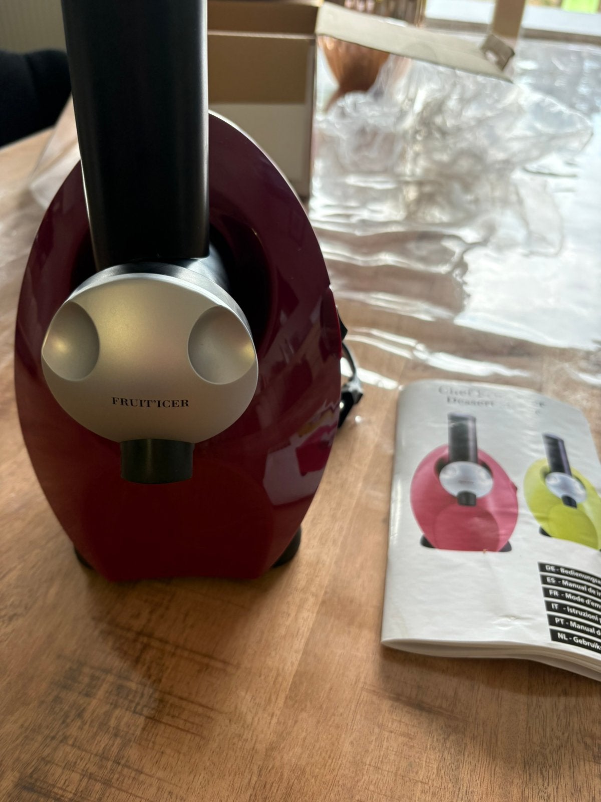 Machine à dessert glacé Fruit'Icer - sorbet 100% fruits, Enlèvement, Comme neuf