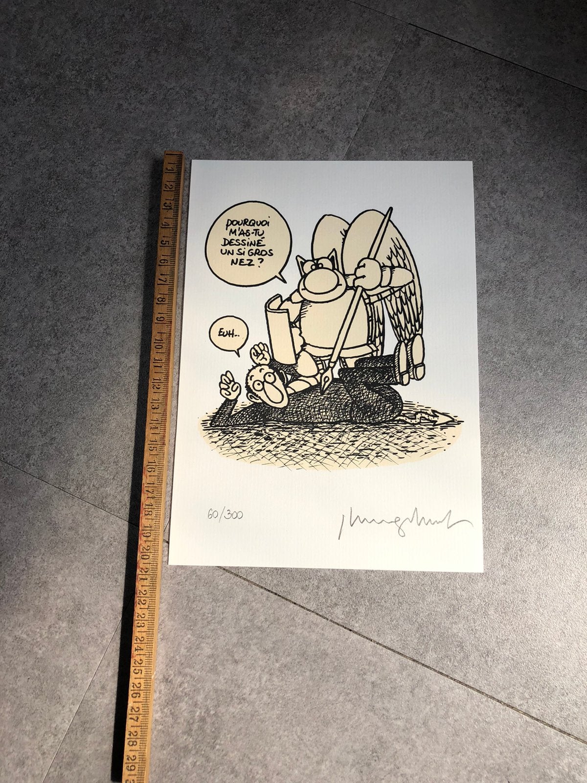 Geluck, Enlèvement