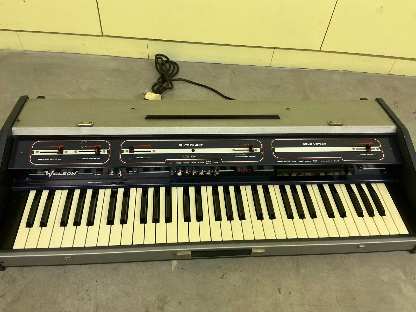 Vintage Welson Gipsy combo orgel (jaren 70), Ophalen, Gebruikt, 1 klavier, Orgel