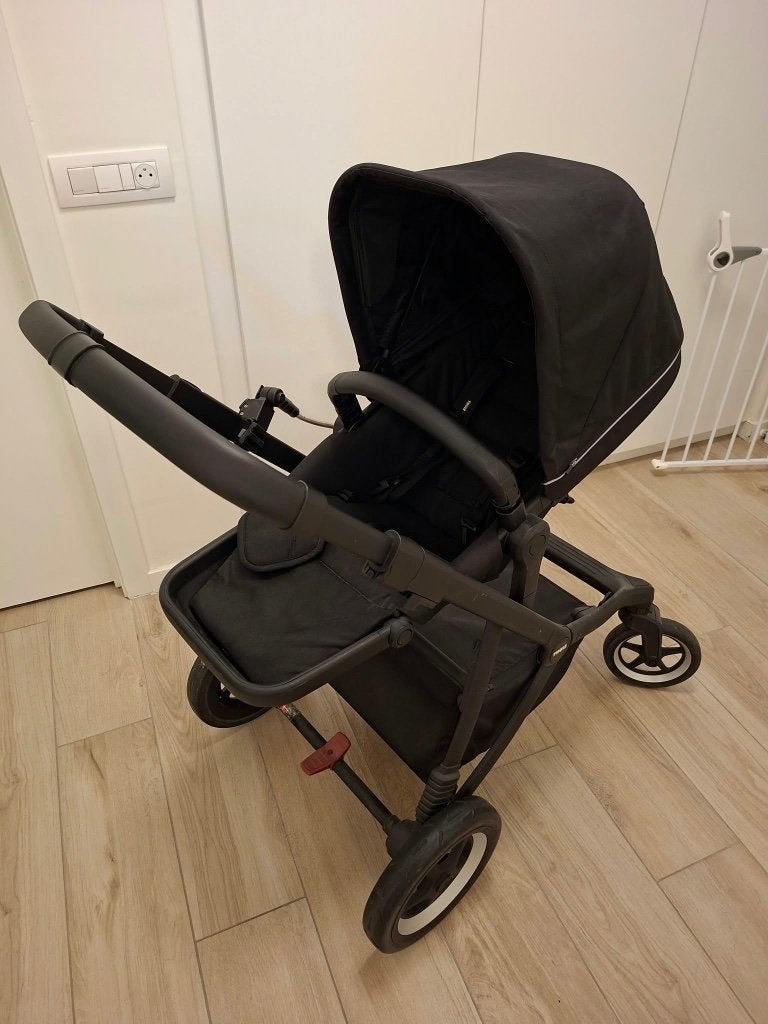 Combi kinderwagen voor 2 Thule sleek perfecte staat, Kinderen en Baby's, Duowagen, Zo goed als nieuw, Ophalen, Kinderwagen