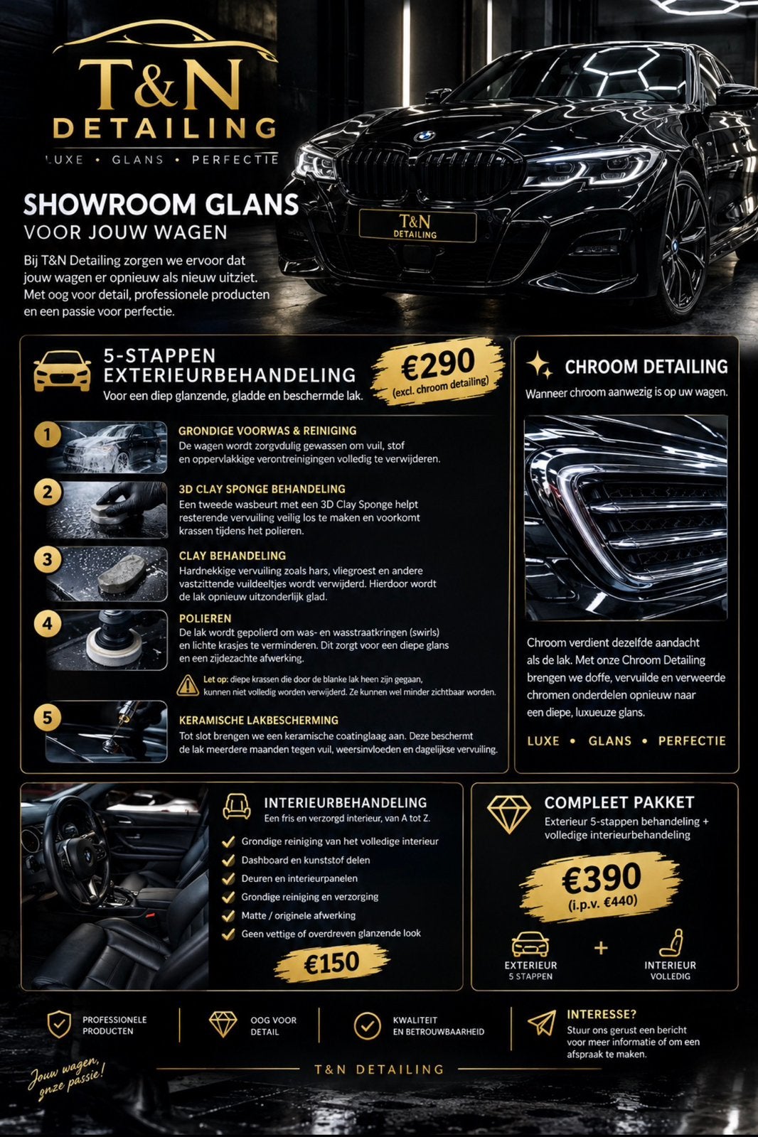 🚗 BESCHERM UW LAK MET EEN 5 STAP DETAILING! (+ INTERIEUR), Auto diversen, Ophalen