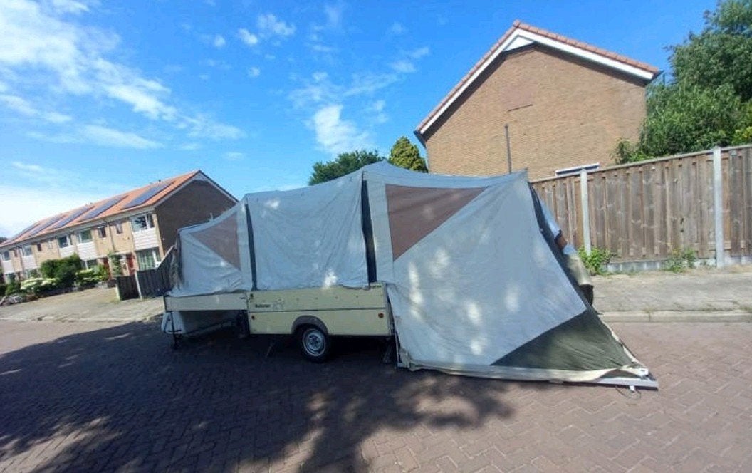 Holtkamper Flyer Expedition met fietsdragers met werk eraan., Ophalen, Tot en met 3, Holtkamper