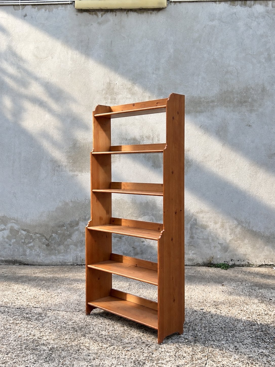 Bibliothèque vintage - 2 mètres, 25 à 50 cm, Avec tablette(s), Enlèvement ou Envoi, Vintage