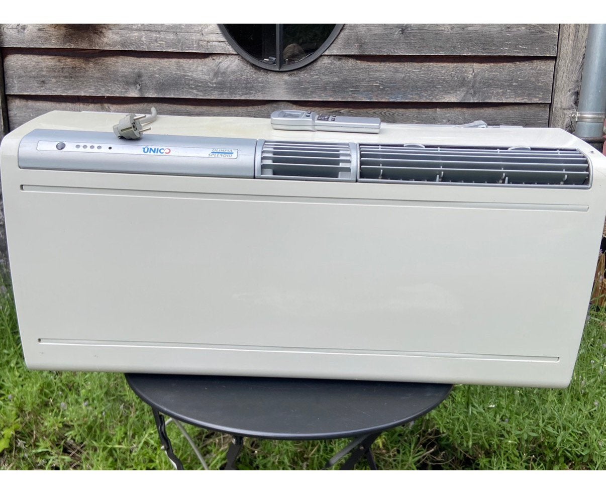Climatisation Olimpia Splendid UNICO 11.0 —sans extérieure, Electroménager, Enlèvement, Comme neuf, Télécommande