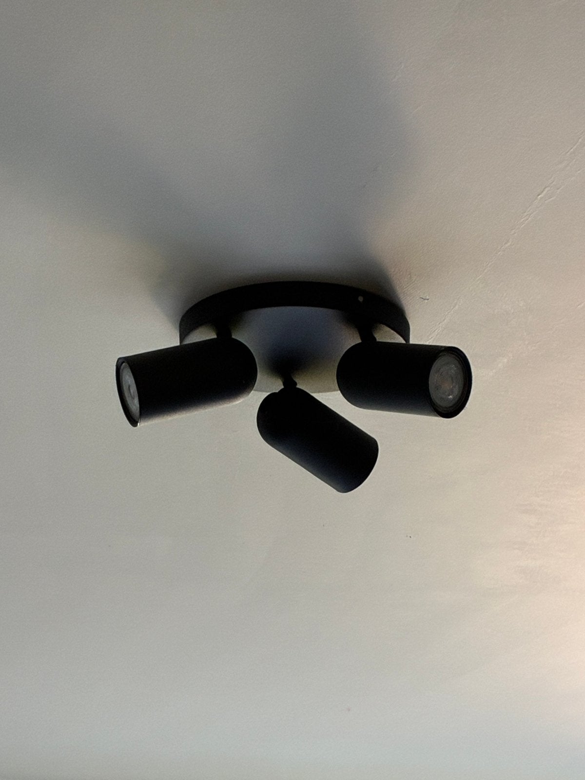 Zwarte spots Philips, diameter 20cm, Enlèvement ou Envoi, Comme neuf, Philips