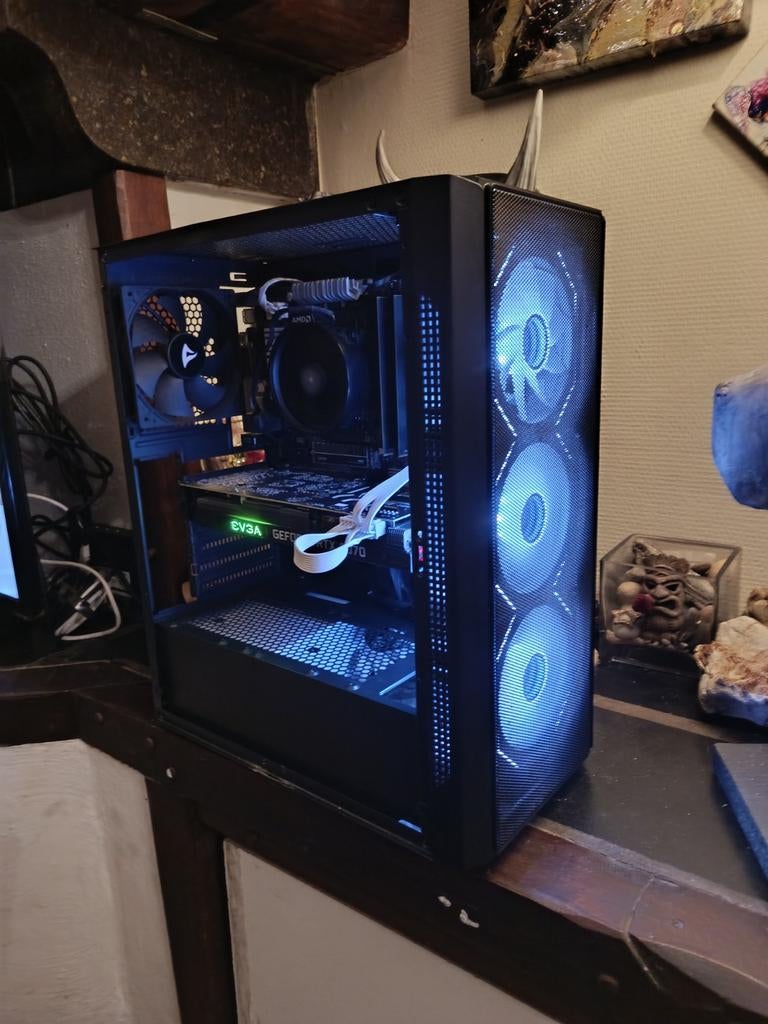 SETUP GAMING COMPLET - RTX 3070 + Ryzen 5 + Razer + HyperX, Enlèvement ou Envoi, AMD Ryzen 5, 4 Ghz ou plus, Utilisé