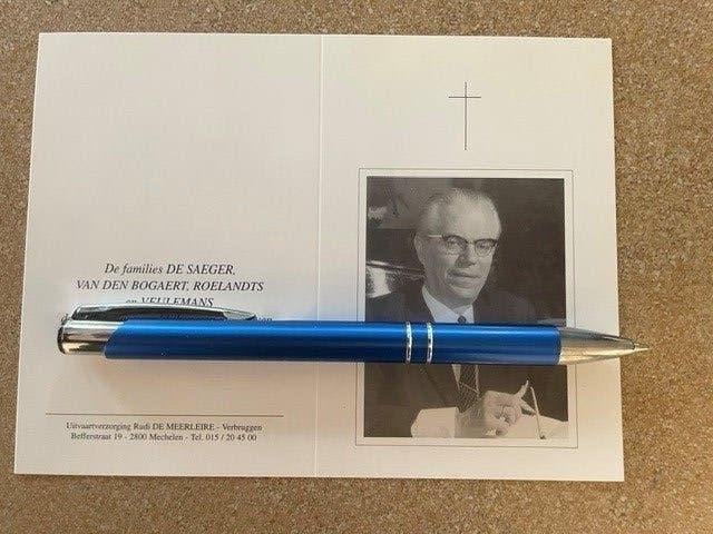 Minister/Volksvertegenwoordiger DHR JOZEF DE SAEGER BOOM, Ophalen of Verzenden, Bidprentje