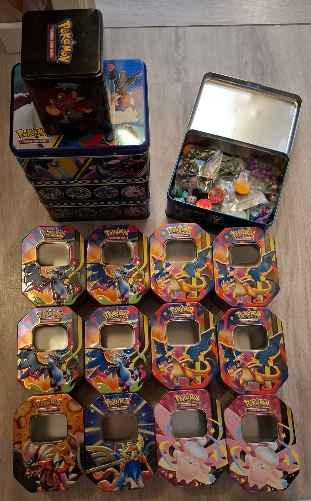 17 legen tinnen/blikken dozen Pokemon, Ophalen of Verzenden