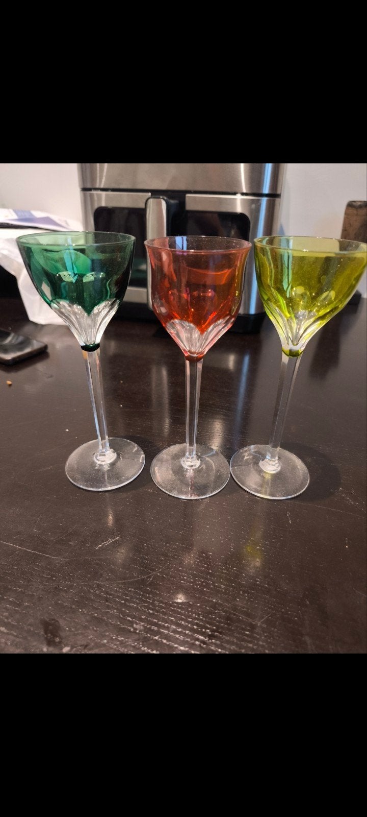 3 verres Val Saint Lambert ?, Enlèvement