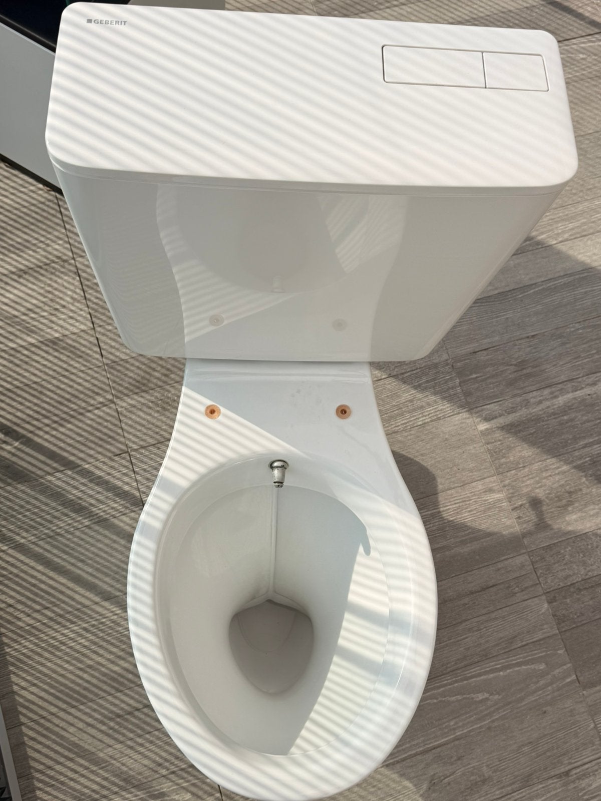 Wc met bidet en  geberit spoelbak, Enlèvement, Utilisé, Toilettes