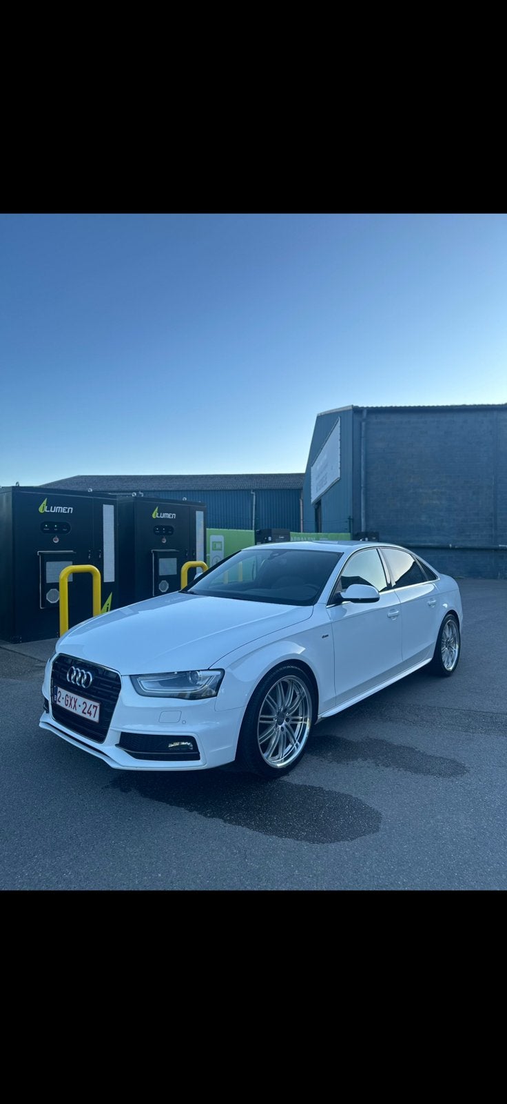Audi a4 s line, Auto's, Audi, Automaat, Zwart, Wit, 5 zetels