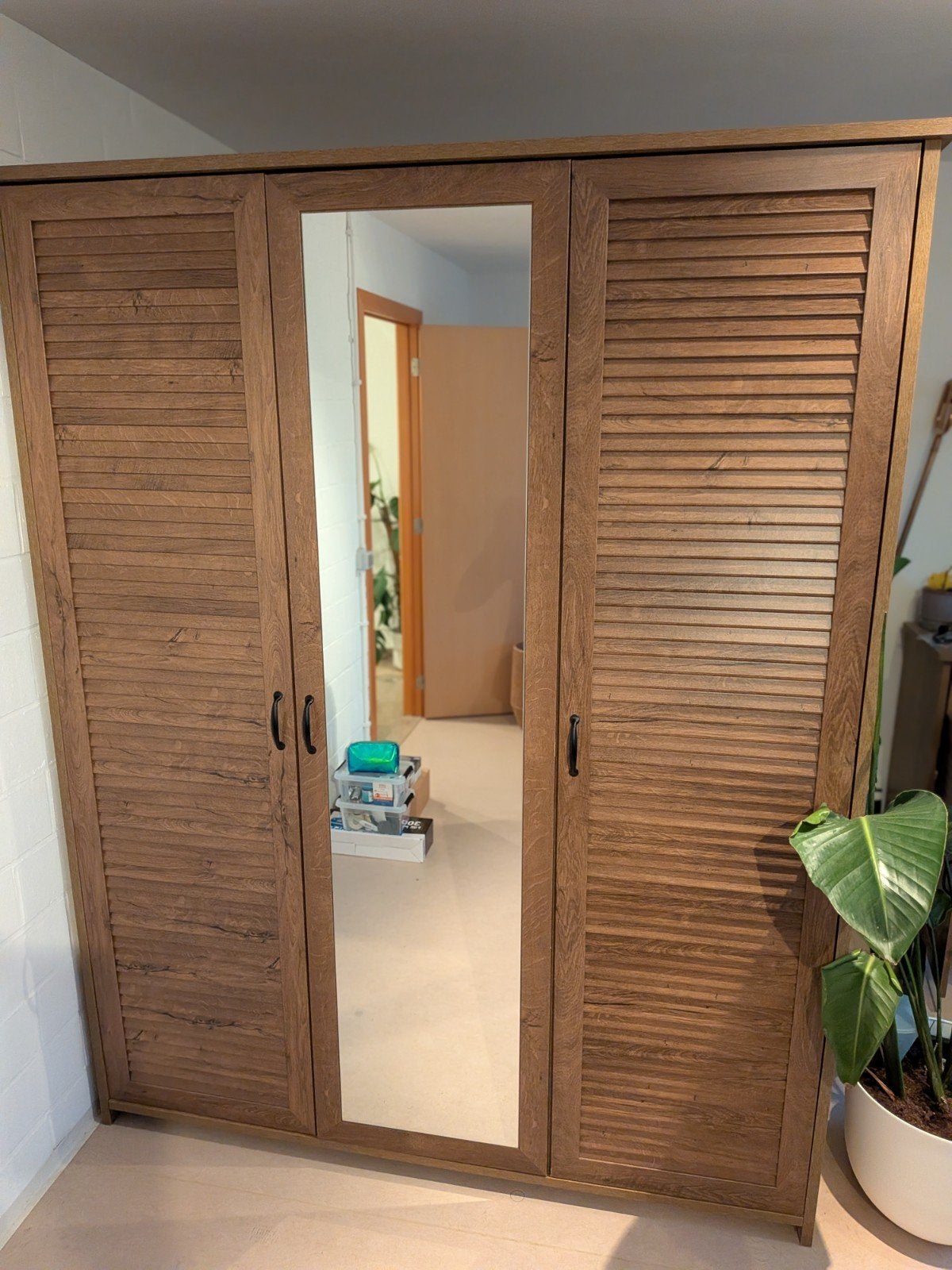 Jysk kleerkast model wanderup oak kleur, Maison & Meubles, Deens, 150 à 200 cm, Enlèvement, Utilisé