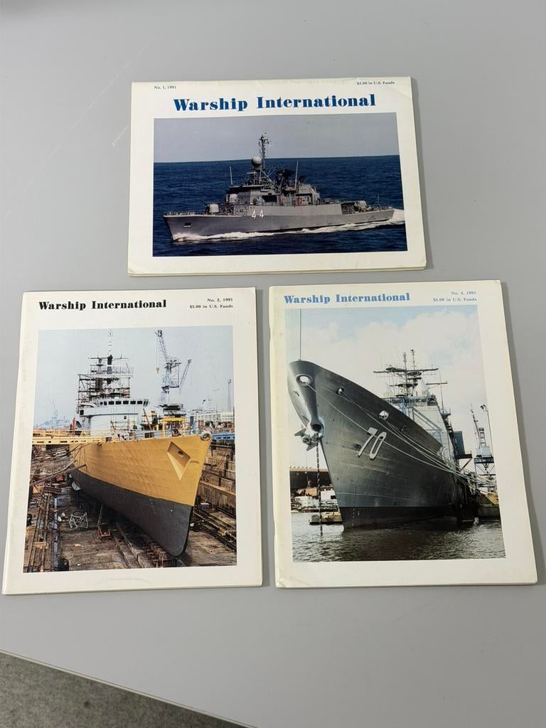Warship International 1991 Marine Oorlog schip Tijdschriften, Verzamelen, Militaria | Algemeen, Ophalen of Verzenden, Marine, Boek of Tijdschrift