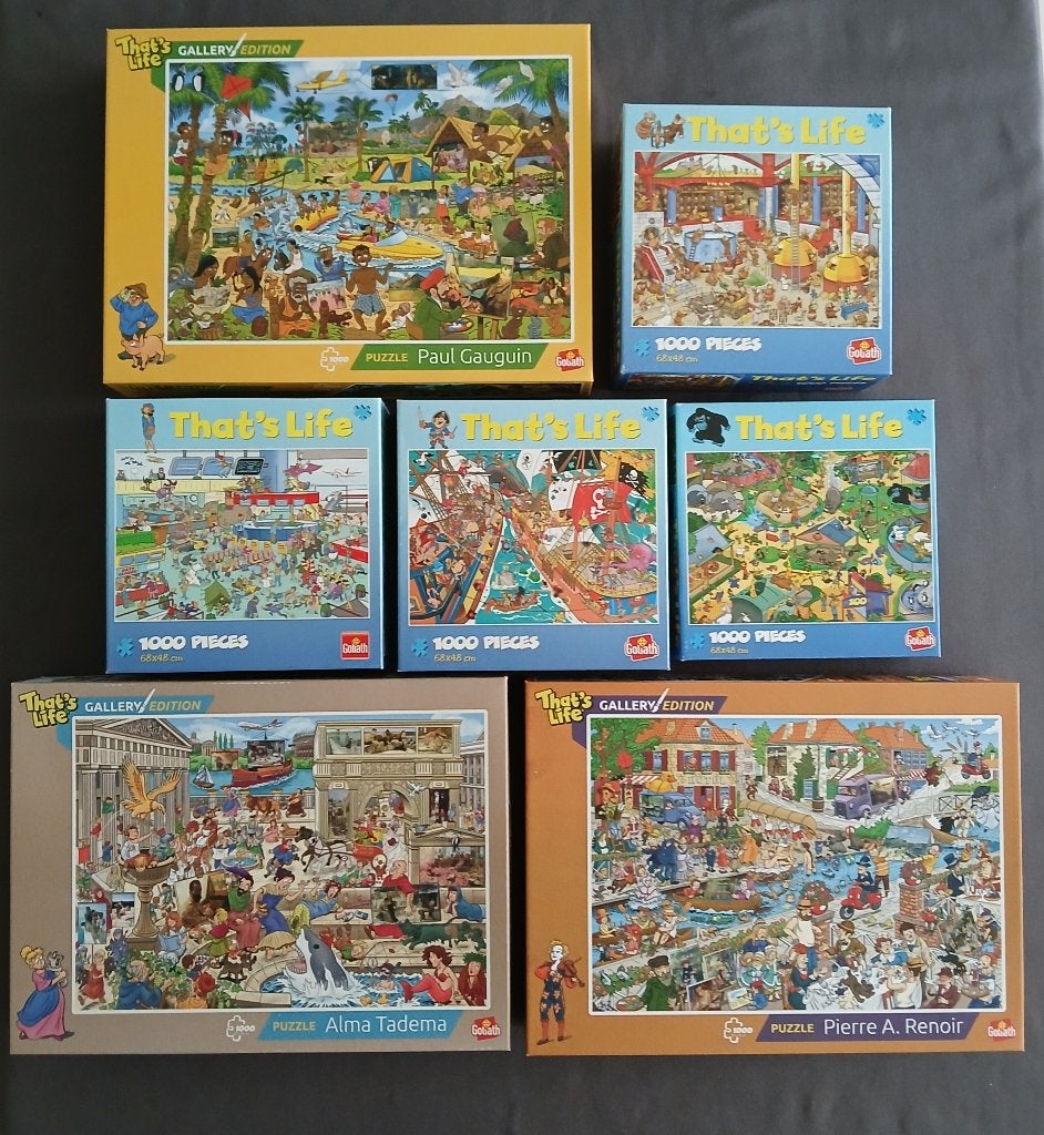 Puzzles de 1000 et 1500 pièces, Enlèvement, 500 à 1500 pièces, Utilisé, Puzzle