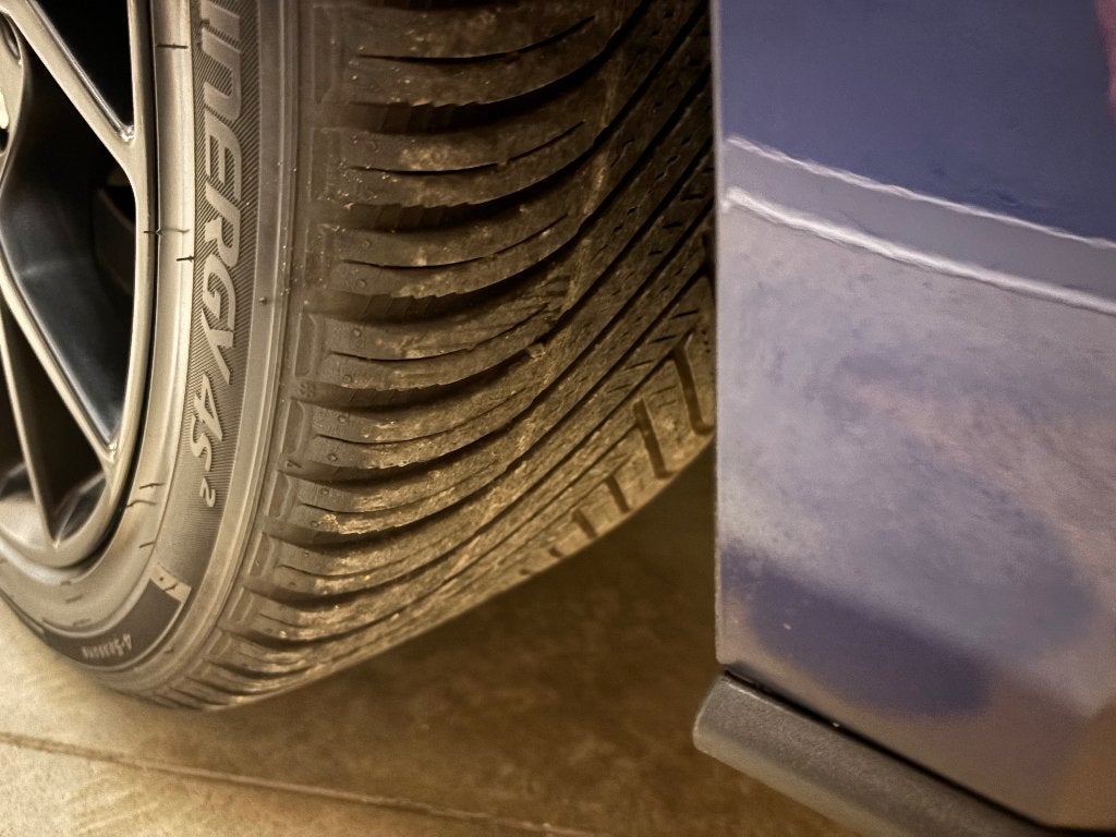 velgen, banden, velgen en banden 4 originele velgen Mustang, Gebruikt, 255 mm, All Season, Band(en)