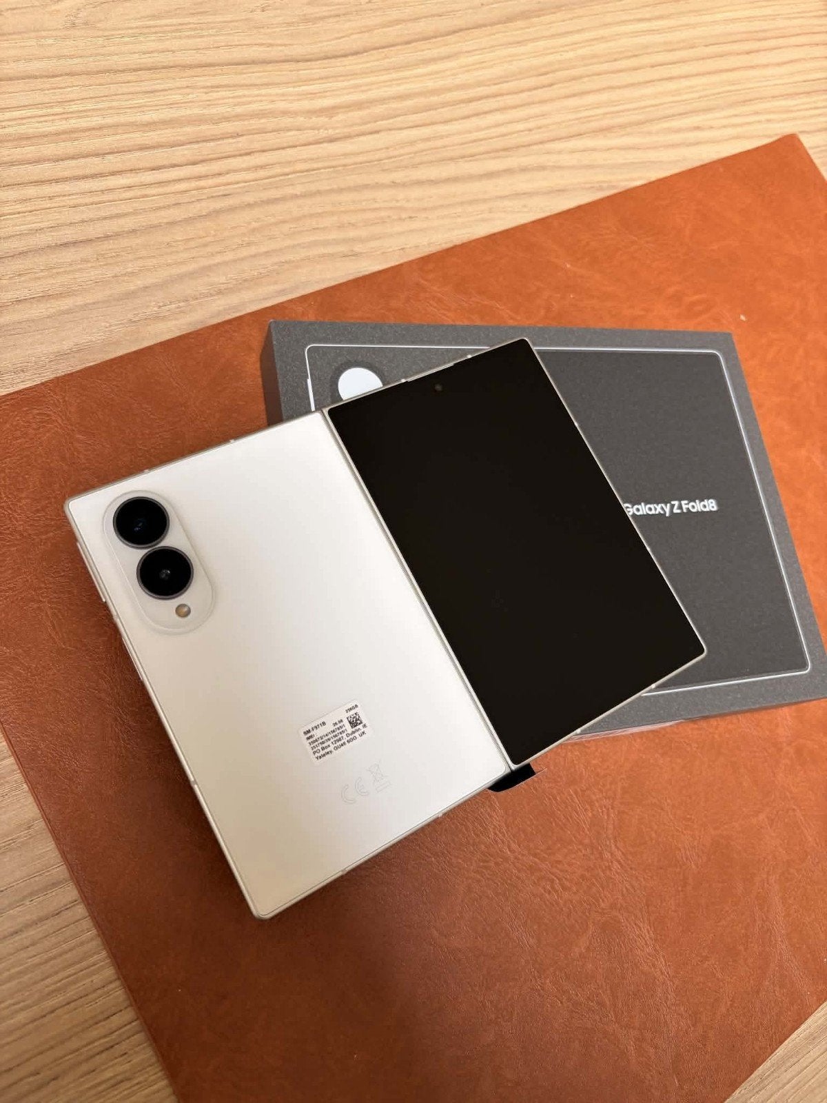 Samsung fold 8 creme 256g, Enlèvement