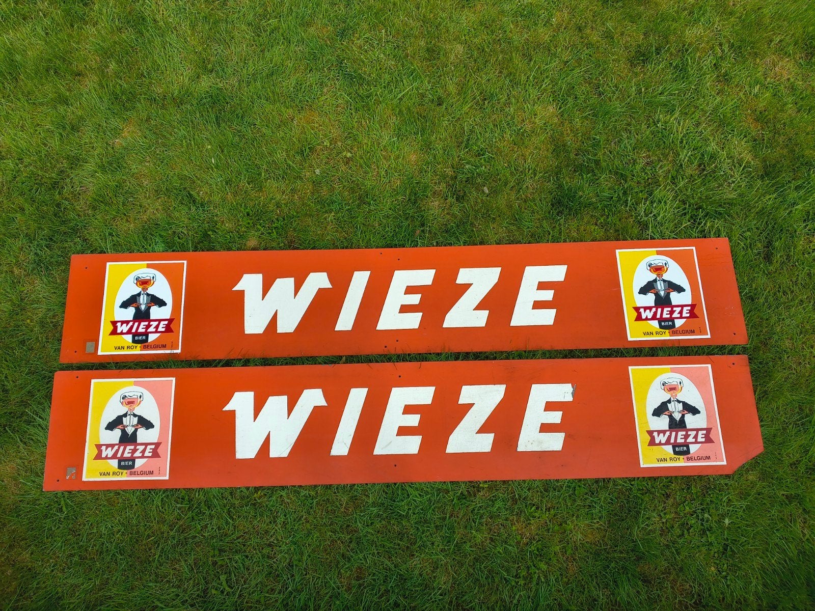 Wieze bier reclameborden, Verzamelen, Ophalen of Verzenden