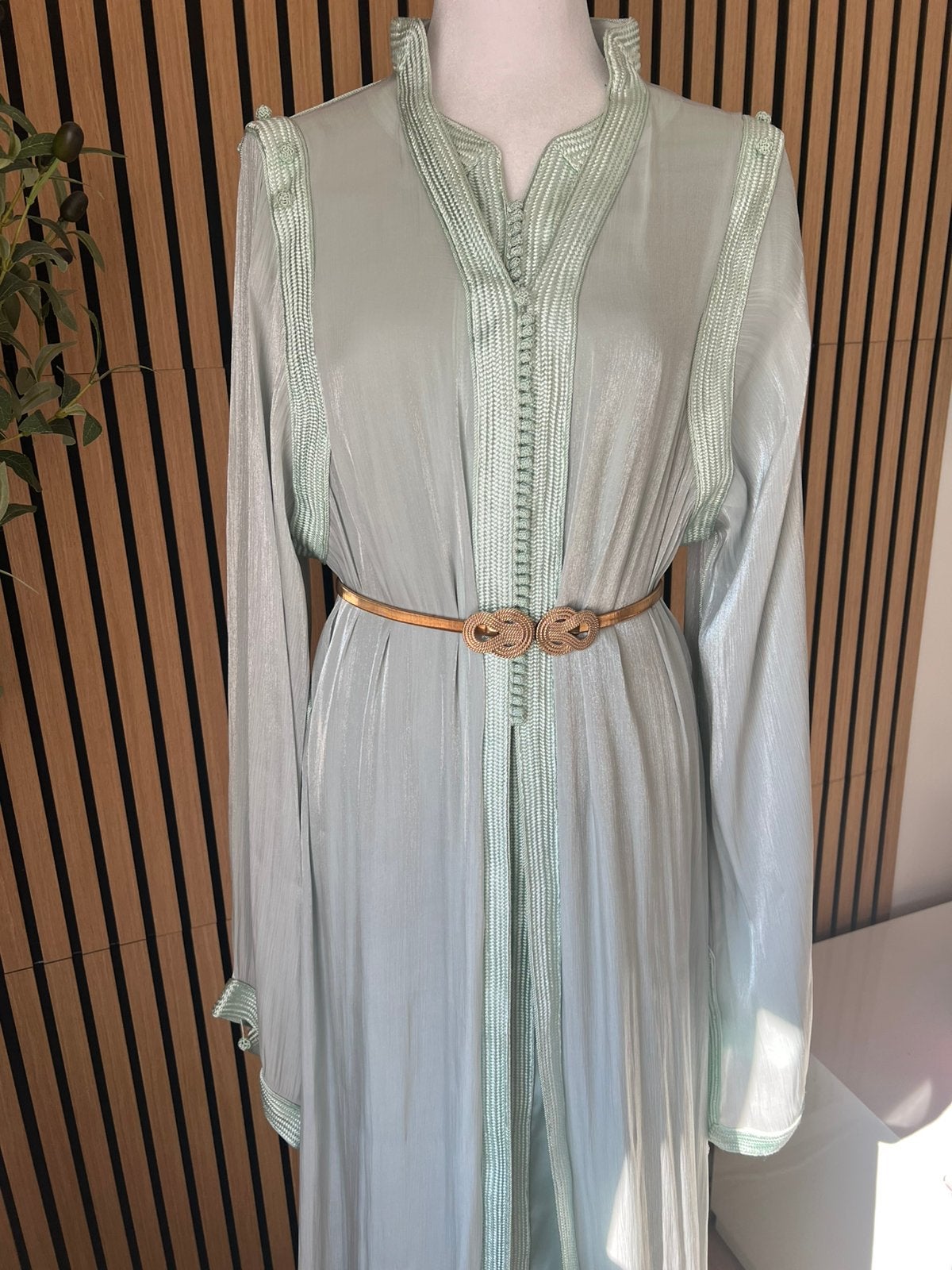 Caftan 2 pieces ORGANZA, Vêtements | Femmes, Enlèvement ou Envoi, Comme neuf, Vert