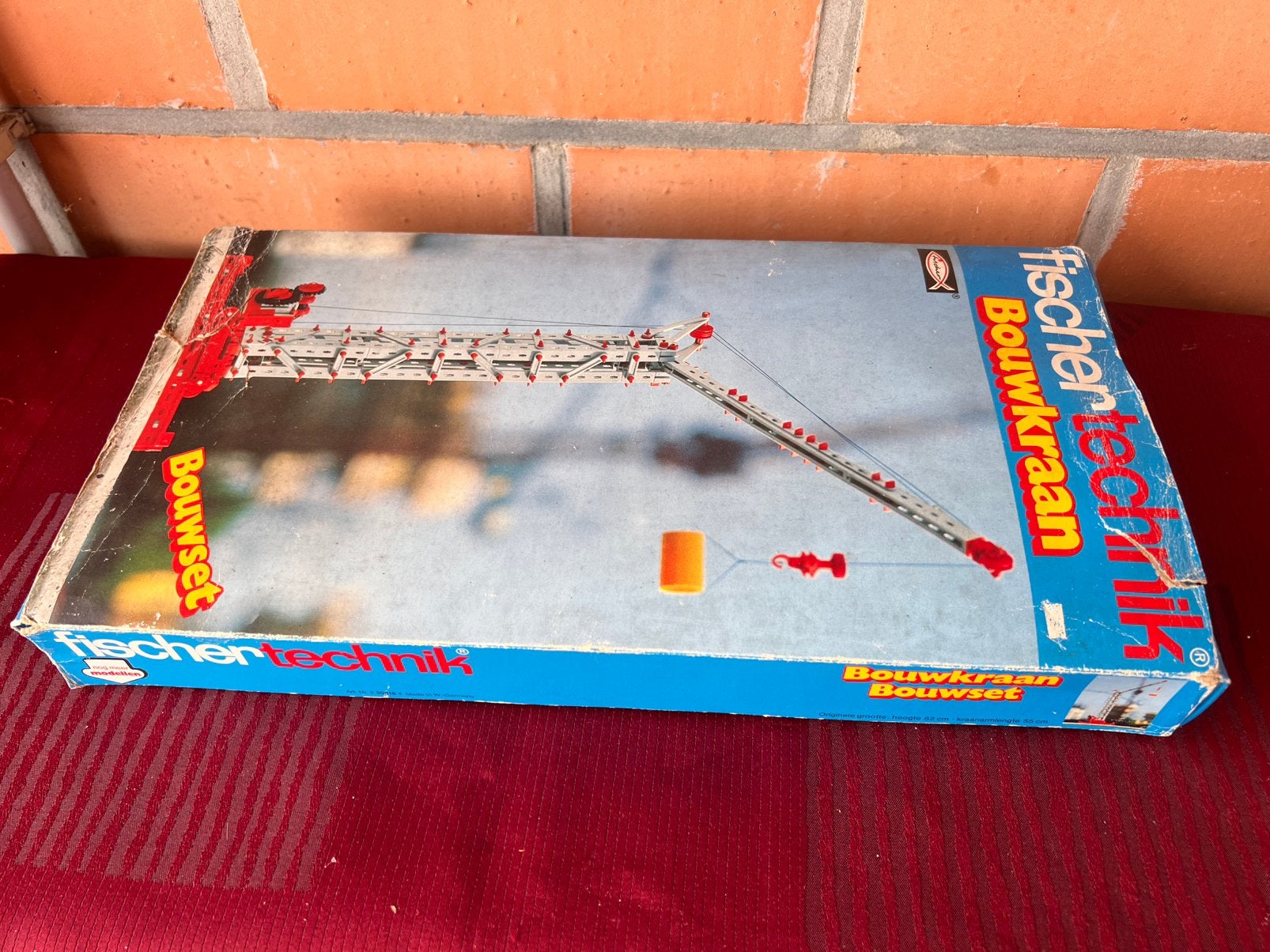 Fischer technik bouwkraan, Kinderen en Baby's, Speelgoed | Bouwstenen, Ophalen of Verzenden, Gebruikt