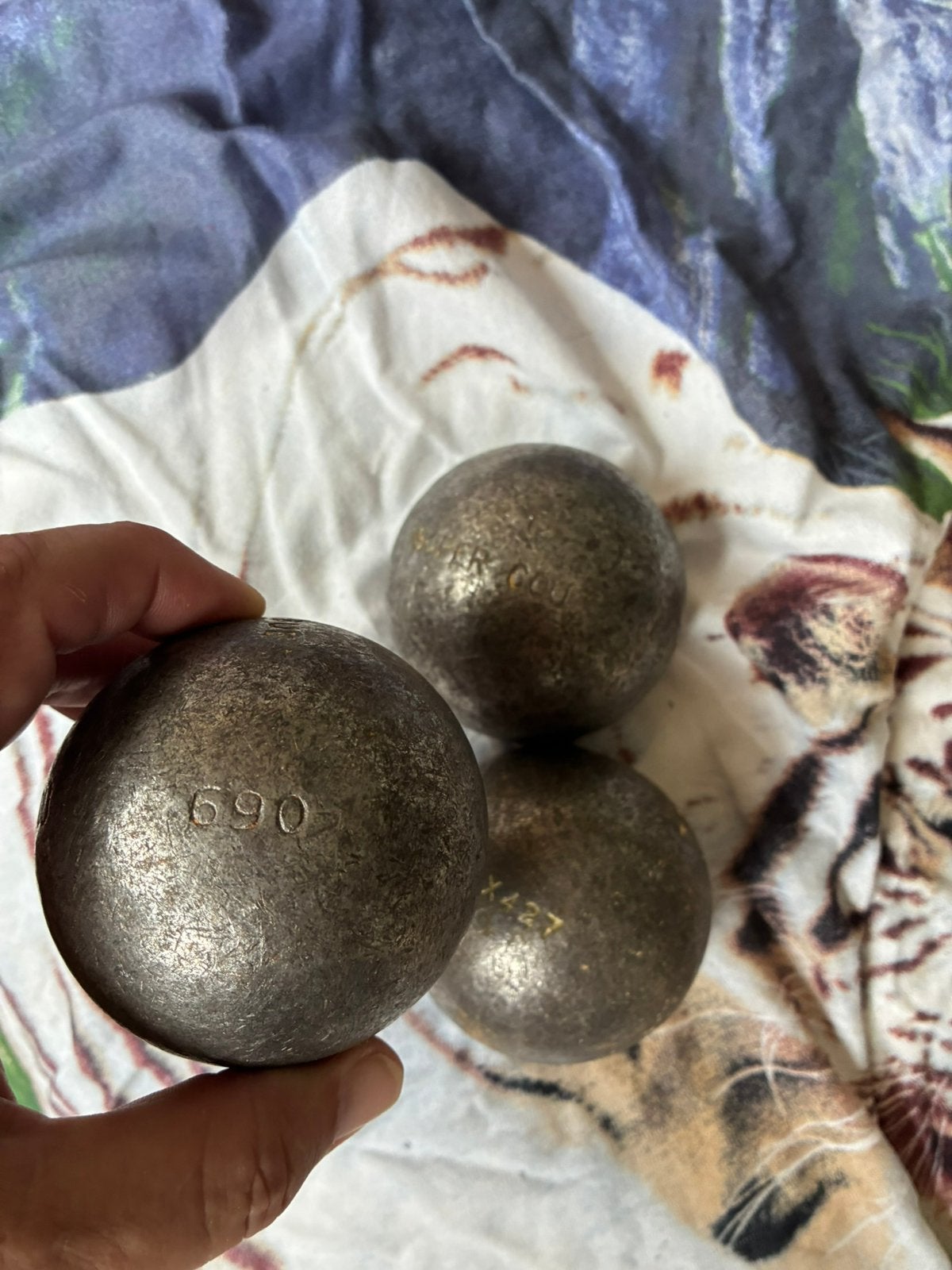 BOULES PETANQUE RARE SUPER COU 75/690, Sports & Fitness, Enlèvement ou Envoi, Comme neuf