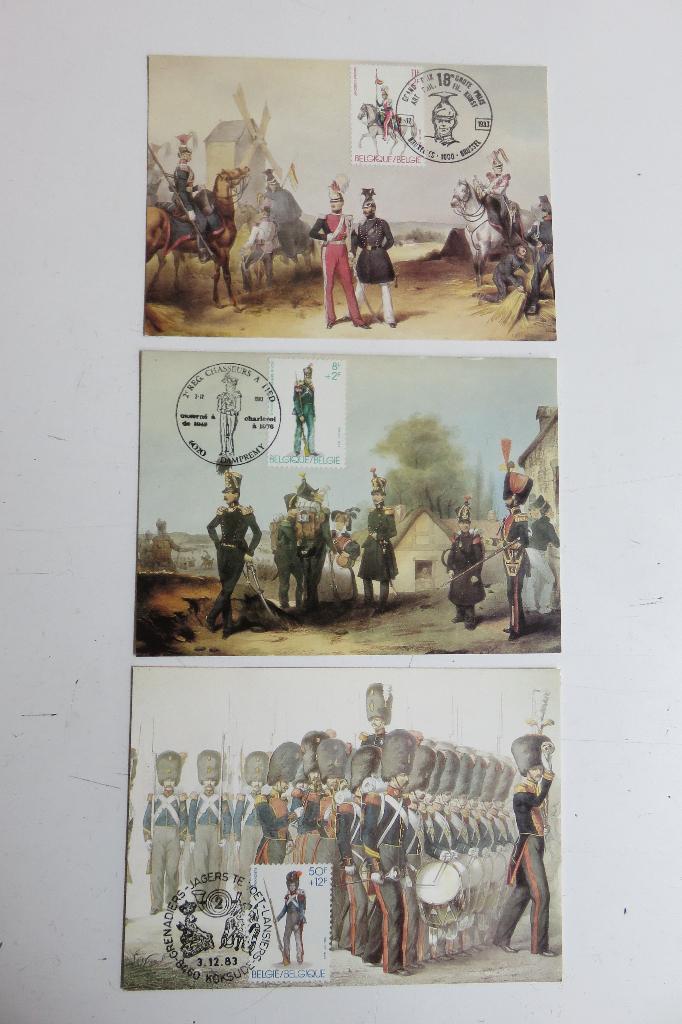 Set van 3 „Cavalry” -kaarten, Verzamelen, Postkaarten | Themakaarten, Ophalen of Verzenden, 1980 tot heden, Ongelopen, Overige thema's