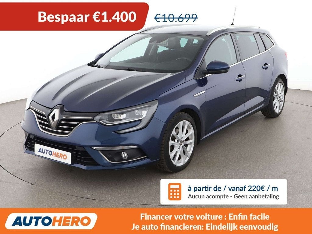 Renault Mégane 1.2 TCe Energy Intens, 1197 cm³, Achat, Détection des panneaux routiers, Boîte manuelle