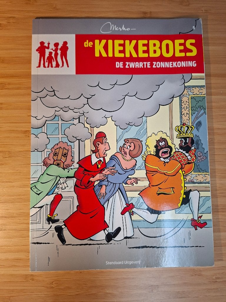 de Kiekeboes strip - DE ZWARTE ZONNEKONING - 9, Boeken, Ophalen, Eén stripboek, Merho, Zo goed als nieuw