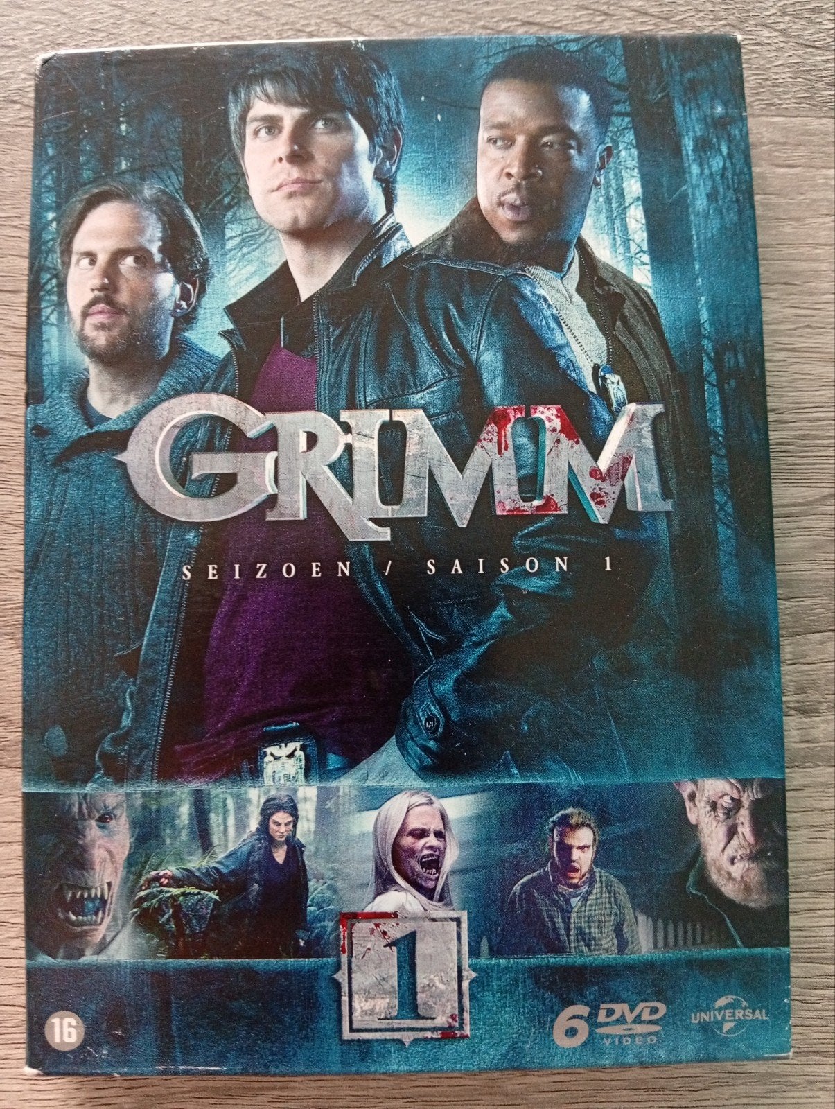 Série télévisée d'horreur Grimm saison 1 David Giuntoli, Enlèvement ou Envoi, Matériel bonus, Horreur, Comme neuf