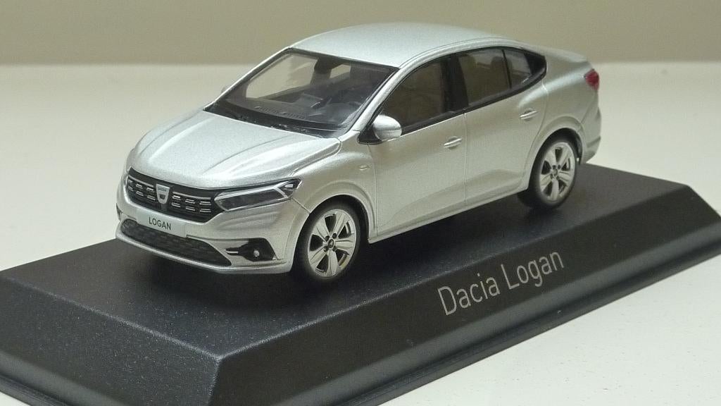 Norev Dacia Logan (2021) zilvergrijs 1:43, Enlèvement ou Envoi, Neuf, Voiture, Norev