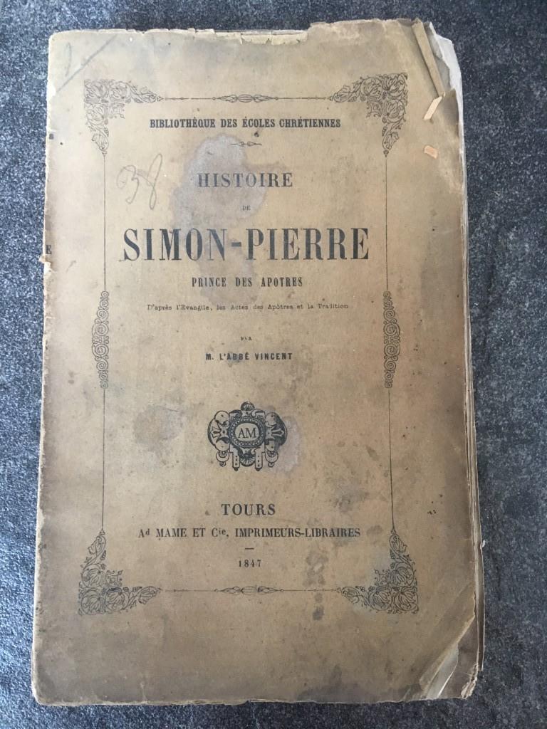 Histoire de Simon-Pierre, prince apôtres de M. l'Abbé 1847, Enlèvement ou Envoi