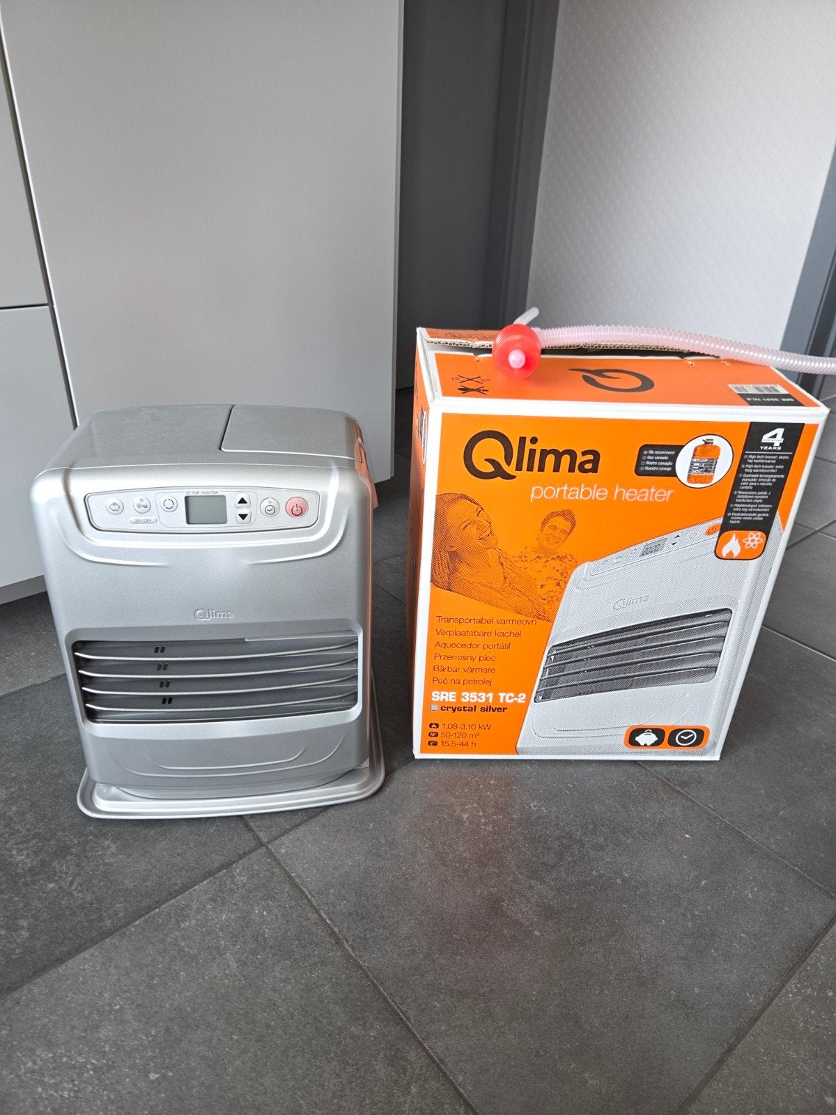 Qlima SRE 3531 TC-2, Ophalen, Zo goed als nieuw, Vrijstaand, Petroleumkachel