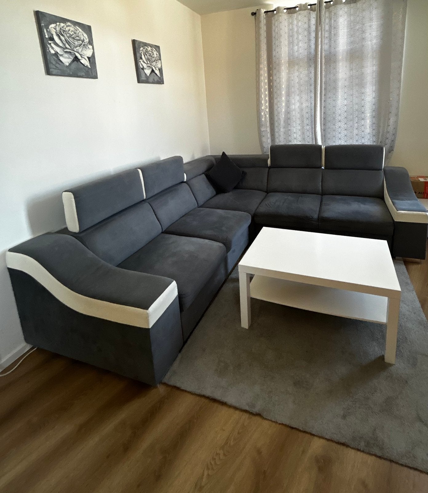 Canapé salon, Maison & Meubles, Canapés | Coins salons complets, Utilisé, Tissus, Enlèvement