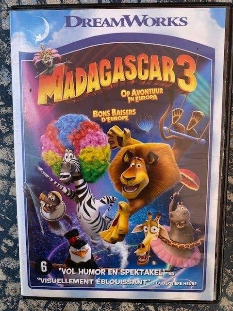 DVD  Madagascar 3      van Dreamworks  Nieuwstaat, À partir de 6 ans, Français, Animation, Comme neuf