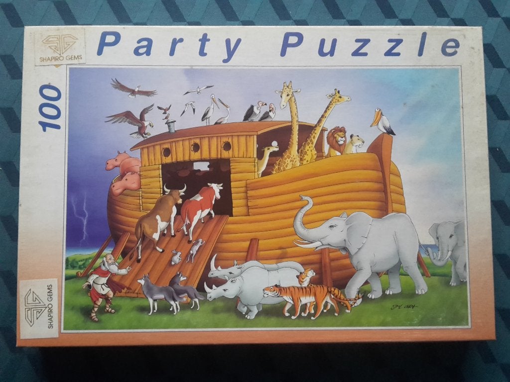 Puzzel, Ark van Noach, 100 stukken, compleet en als nieuw, Kinderen en Baby's, Ophalen of Verzenden, Meer dan 50 stukjes, Zo goed als nieuw