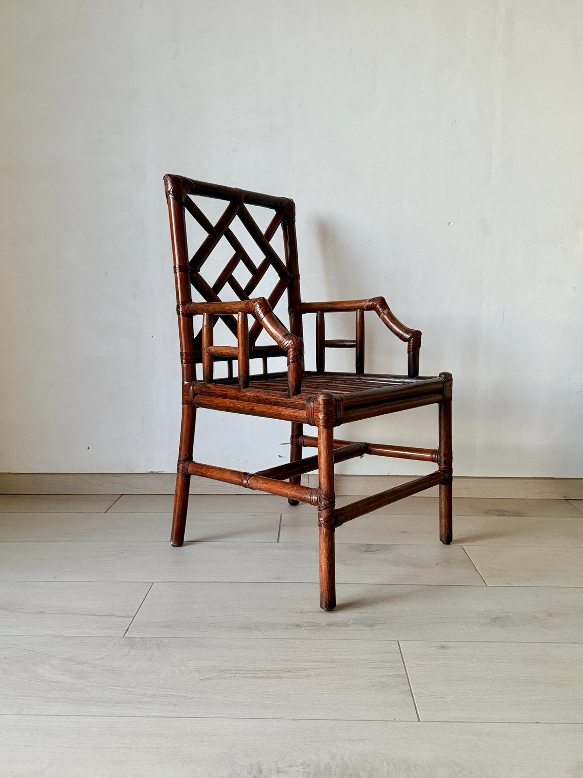 Vintage rotan stoel, Antiek en Kunst, Ophalen