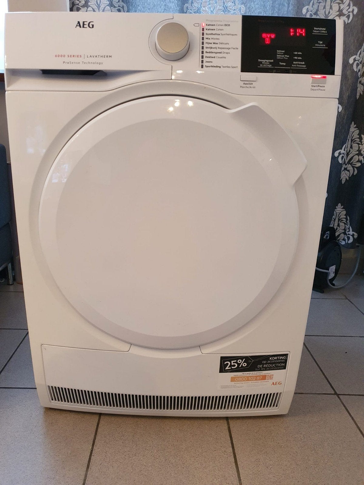 SÉCHEUR À CONDENSAT AEG 7 KG, Electroménager, Enlèvement, À condensation