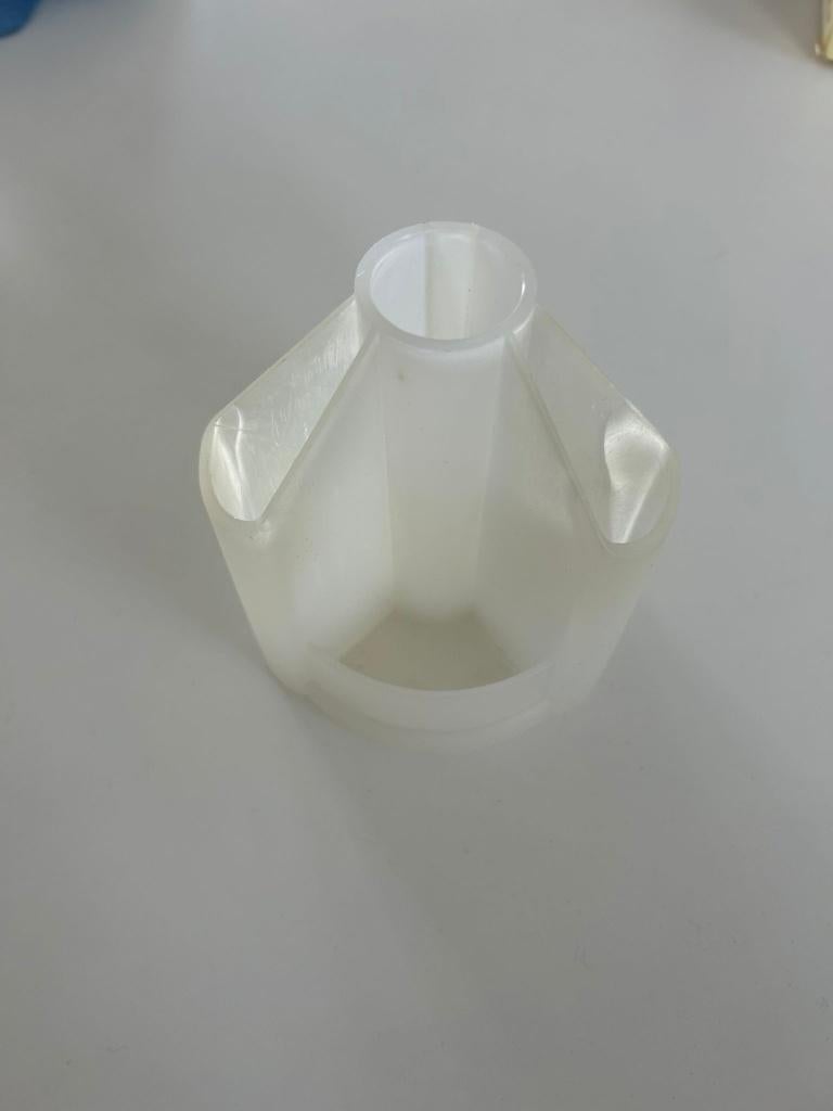 Transparante Bureau Organizer / Pennenhouder met 3 Vakken, Ophalen of Verzenden, Gebruikt