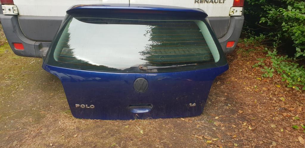 VW POLO ACHTERKLEP +SPOILER BJ 2005 TOT 2008, Autos : Pièces & Accessoires, Carrosserie & Tôlerie, Haillon arrière, Arrière, Utilisé
