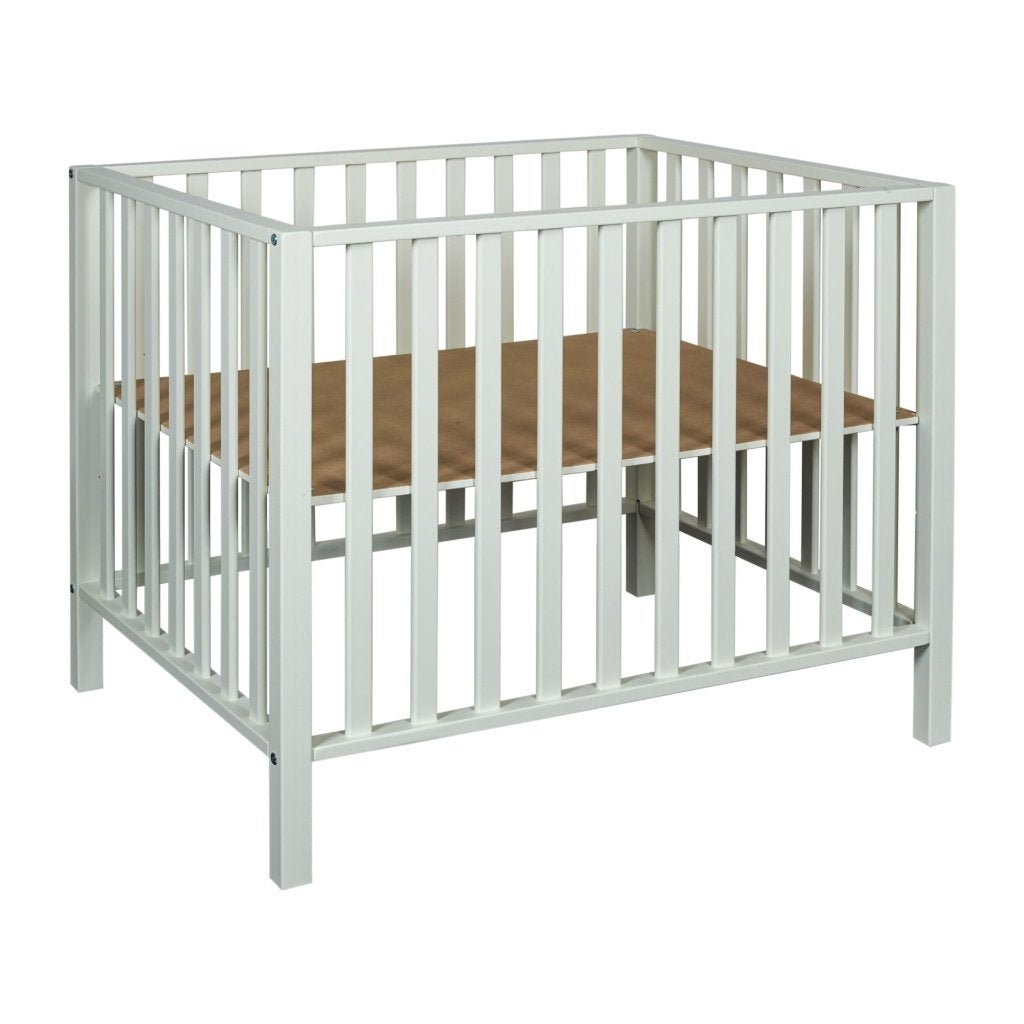 Babypark - Wit (Quax Box Cubic) + handig babykussen, Enfants & Bébés, Parcs, Enlèvement, Comme neuf, Rectangulaire, Réglable en hauteur