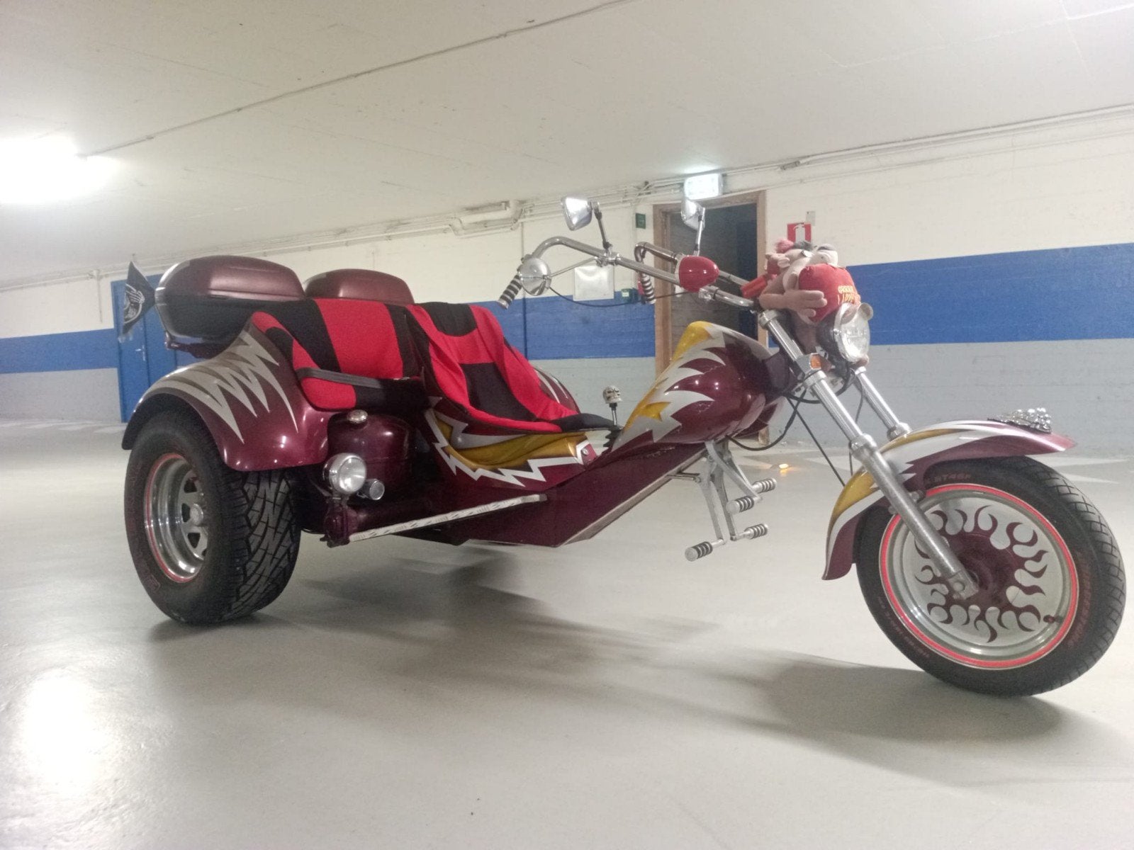 ️ Trike Lenssens Oldtimer 1995 – Édition Limitée – 3 Place, Enlèvement, Moteur