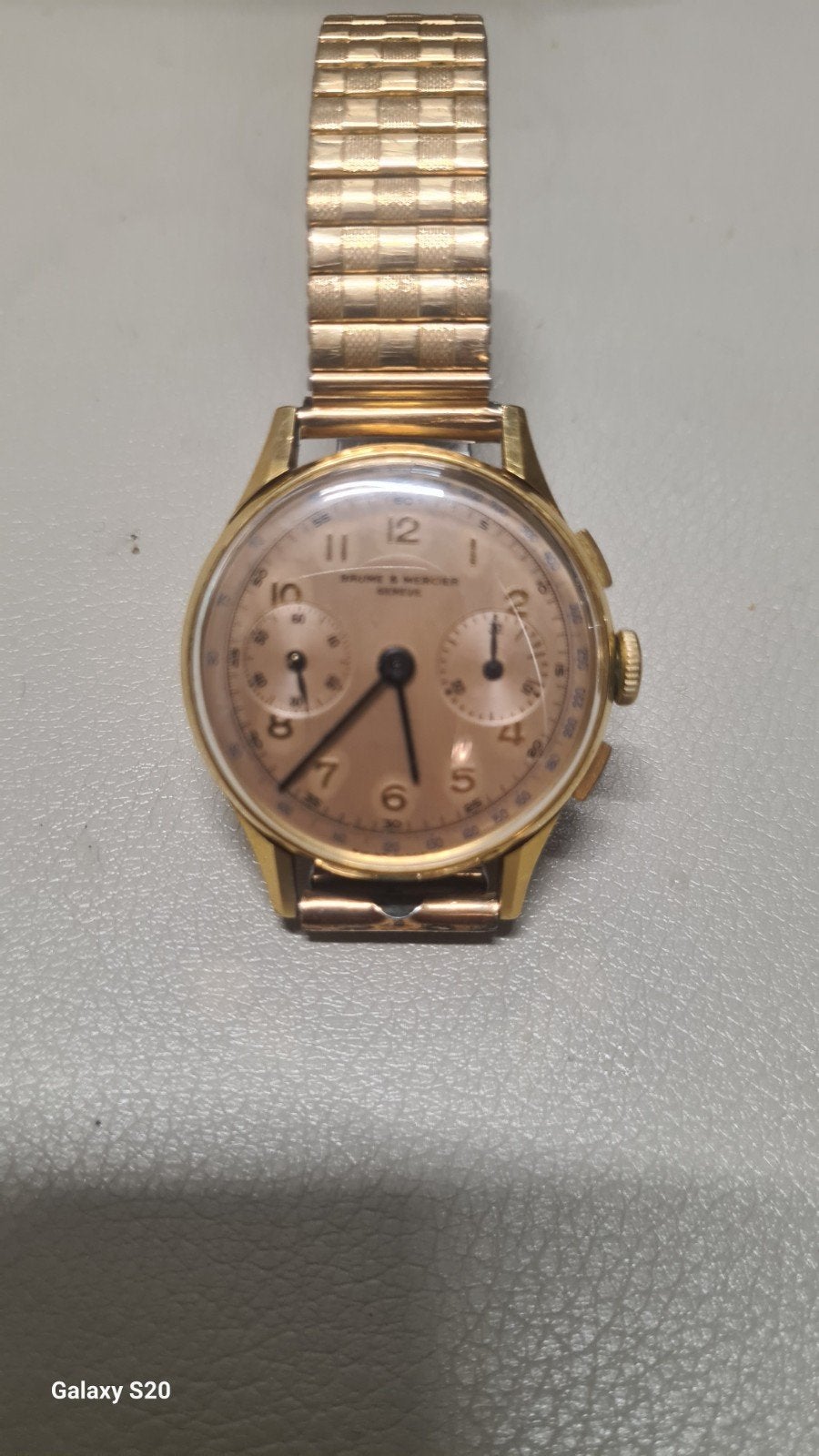 montre chronograph en or, Enlèvement ou Envoi, Or, Or